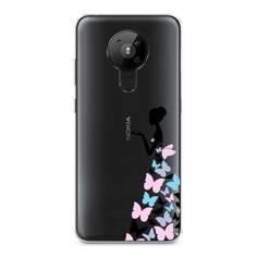 Чехол Awog "Платье из бабочек" для Nokia 5.3