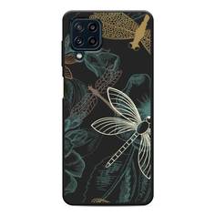Матовый силиконовый чехол "Тени стрекоз" на Samsung Galaxy M32 Awog
