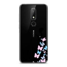 Чехол Awog "Платье из бабочек" для Nokia 6.1 Plus