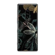 Силиконовый чехол "Тени стрекоз" на Sony Xperia XZ4 Awog
