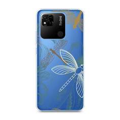 Силиконовый чехол "Тени стрекоз" на Xiaomi Redmi 10A Awog