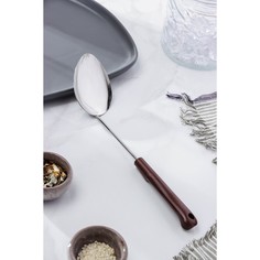 Ложка гарнирная комбинированная, с пластиковой ручкой No Brand