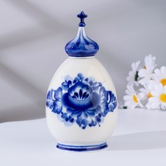 Штоф "Пасхальный", 0,5 л, гжель No Brand