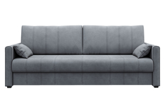 Диван тканевый прямой Римини Velutto серый (велюр) D1 Furniture