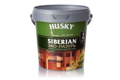 Пропитка для дерева HUSKY SIBERIAN полуматовая кедр 0,9л