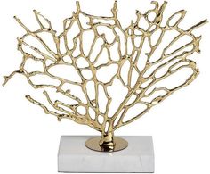 Статуэтка Дерево (золотой) Размер: 21*22*7 см Garda Decor