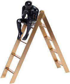 Статуэтка Мыслитель на лестнице Размер: 22*28*6 см Garda Decor