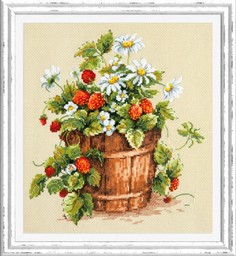 Набор для вышивания крестом Чудесная игла "Вкус лета" 55-12, 24х26 см.