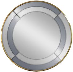 Зеркало в двухцветной зеркальной раме (золото) Размер: 91*91 см Garda Decor