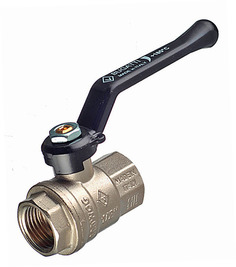 Кран шаровой латунный Bugatti (03000343) 1/2 ВР(г) х 1/2 ВР(г) ручка прямой