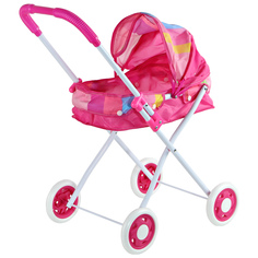 Коляска для кукол Компания друзей металлическая перекидной капюшон JB0600125
