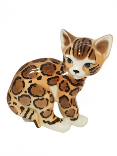 Скульптура Кошка Молли. Императорский фарфоровый завод. Высота 14 см.