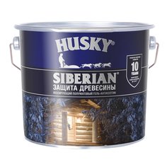 Пропитка для дерева HUSKY SIBERIAN полуматовый бесцветный 9л