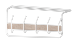 Вешалка настенная с полкой ЗМИ, с вставкой 60х22х26,5