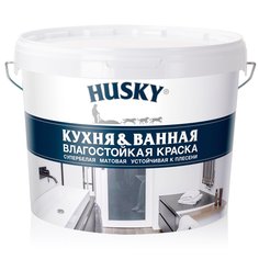 Краска Husky Super Paint Кухня & Ванная, база A, 9 л
