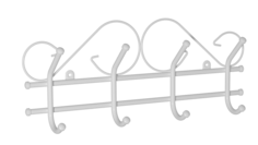 Вешалка настенная ЗМИ, "Ажур 4", 49х8х21
