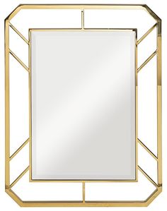 Зеркало прямоугольное в металлической раме (золото) Размер: 71*91*2 см Garda Decor