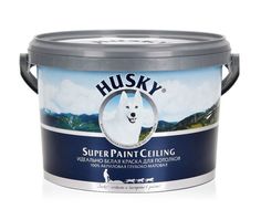 Краска Husky Super Paint Ceiling, белый, 2,5 л
