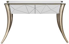 Консоль зеркальная 2 ящика Размер: 132*82*45 см Garda Decor