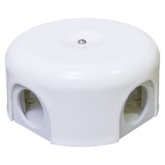 Коробка распределительная для электропроводки в ретро стиле Lindas,керамика,белый,90мм