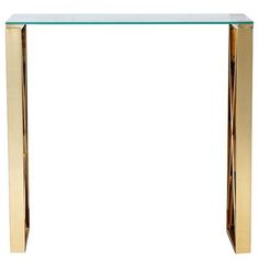 Консоль (золото) Размер: 30*78*80 см Garda Decor