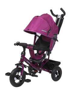 Велосипед 3 кол. Comfort 10x8 AIR, фиолетовый Moby Kids