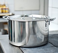 Кастрюля (Общепит) 20л (d=35см, h=23см) клеп.руч Katun