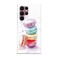 Пластиковый чехол "Пирамидка макарони 2" на Samsung Galaxy S22 Ultra Awog