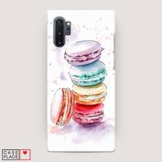 Пластиковый чехол "Пирамидка макарони 2" на Samsung Galaxy Note 10 + Awog