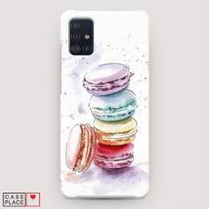 Пластиковый чехол "Пирамидка макарони 2" на Samsung Galaxy A51 Awog
