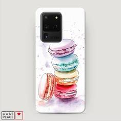 Пластиковый чехол "Пирамидка макарони 2" на Samsung Galaxy S20 Ultra Awog