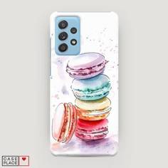 Пластиковый чехол "Пирамидка макарони 2" на Samsung Galaxy A52 Awog