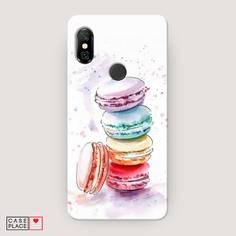 Пластиковый чехол "Пирамидка макарони 2" на Xiaomi Redmi Note 6 Pro Awog