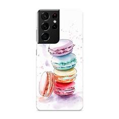 Пластиковый чехол "Пирамидка макарони 2" на Samsung Galaxy S21 Ultra Awog