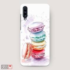 Пластиковый чехол "Пирамидка макарони 2" на Samsung Galaxy A70 Awog