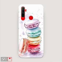 Пластиковый чехол "Пирамидка макарони 2" на Realme C3 Awog
