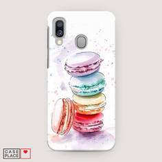 Пластиковый чехол "Пирамидка макарони 2" на Samsung Galaxy A40 Awog