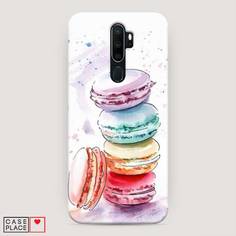 Пластиковый чехол "Пирамидка макарони 2" на Oppo A9 (2020) Awog