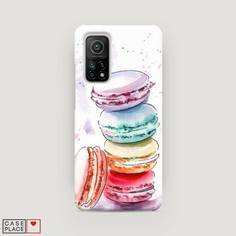 Пластиковый чехол "Пирамидка макарони 2" на Xiaomi Mi 10T Awog