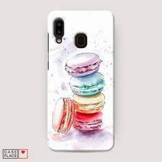 Пластиковый чехол "Пирамидка макарони 2" на Samsung Galaxy A30 Awog