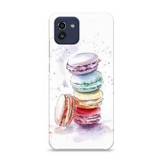 Пластиковый чехол "Пирамидка макарони 2" на Samsung Galaxy A03 Awog