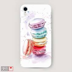 Пластиковый чехол "Пирамидка макарони 2" на Apple iPhone XR (10R) Awog