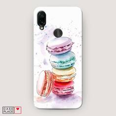 Пластиковый чехол "Пирамидка макарони 2" на Xiaomi Redmi 7 Awog