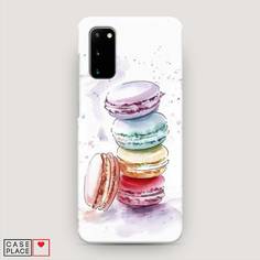 Пластиковый чехол "Пирамидка макарони 2" на Samsung Galaxy S20 Awog