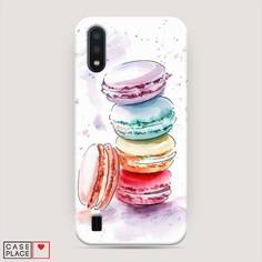 Пластиковый чехол "Пирамидка макарони 2" на Samsung Galaxy A01 Awog