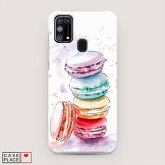 Пластиковый чехол "Пирамидка макарони 2" на Samsung Galaxy M31 Awog