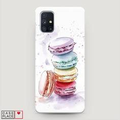 Пластиковый чехол "Пирамидка макарони 2" на Samsung Galaxy M51 Awog