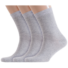 Комплект носков унисекс ХОХ 3-X-3R15 серых 27