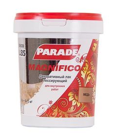 Лак Parade L85 Magnifico декоративный золото 0,9л