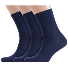 Комплект носков унисекс ХОХ 3-X-3R15 синих 25